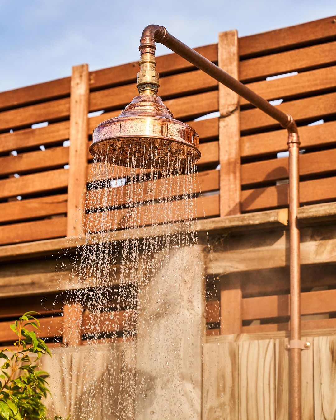 Vintage Shower Copper buy lacquered oiled brass copper finish Rain shower head.Moroccan hand crafted Vintage showerhead , Indoor and Outdoor