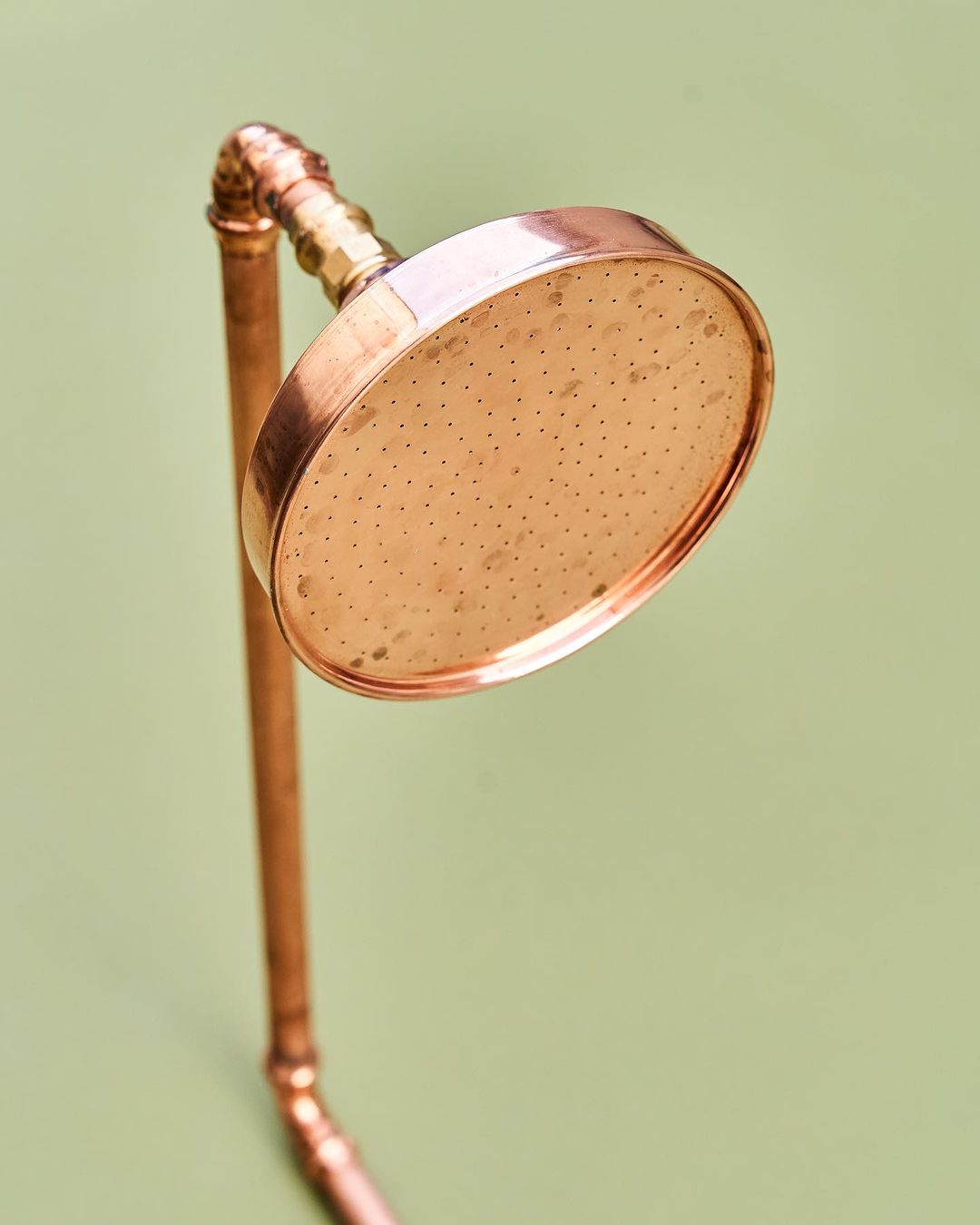 Handcrafted Solid Copper Head Shower For Outdoor Works