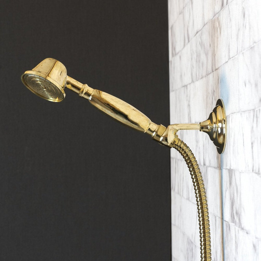 Solid Brass Shower System With Handheld Shower - Brassna