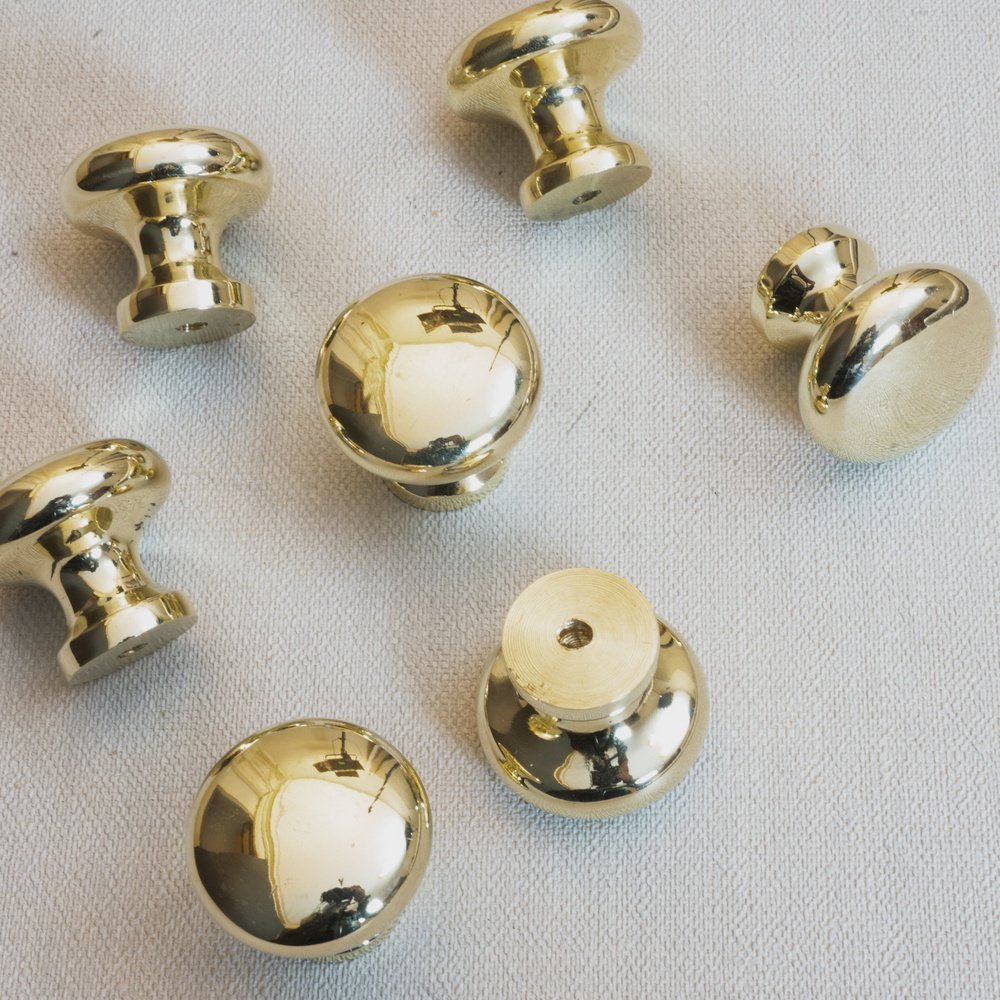 Unlacquered Brass Hardware and Handles
